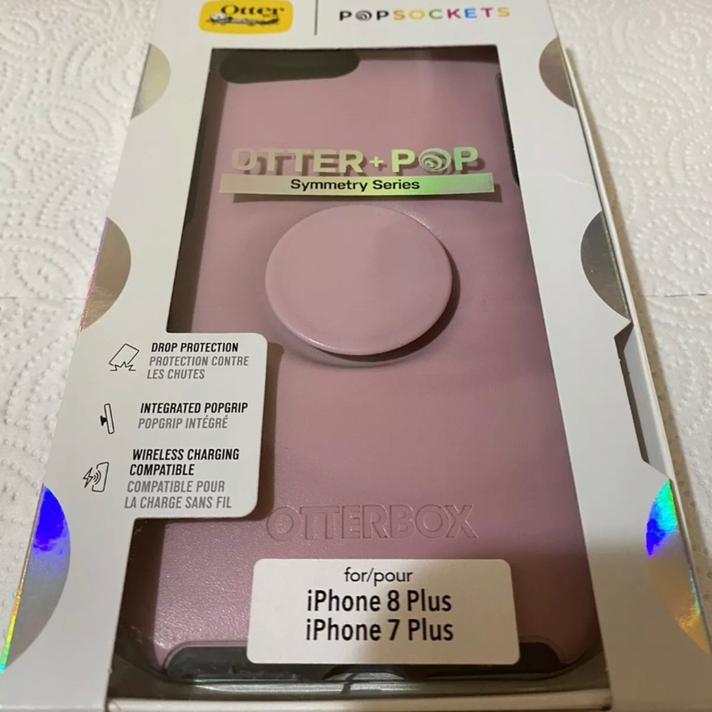 OTTERBOX & POP SYMMETRY SERIES PINK FOR IPHONE 8 PLUS 7 PLUS IN BOX EXCELLENT